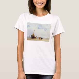 T-shirt Navires échoués et un chariot près de Trouville