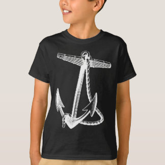 T-shirt Navires nautiques Ancre Voile Naval