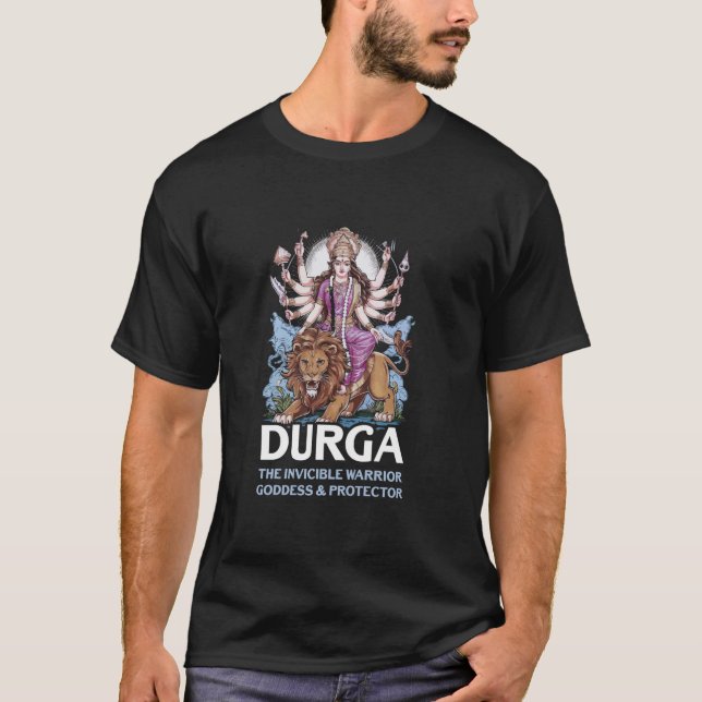 T-shirt Navratri Graba Hindouisme Déesse hindoue Durga (Devant)