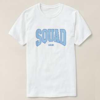 T-shirt Navy + Blue Faux Paillettes SQUAD Enterrement de V