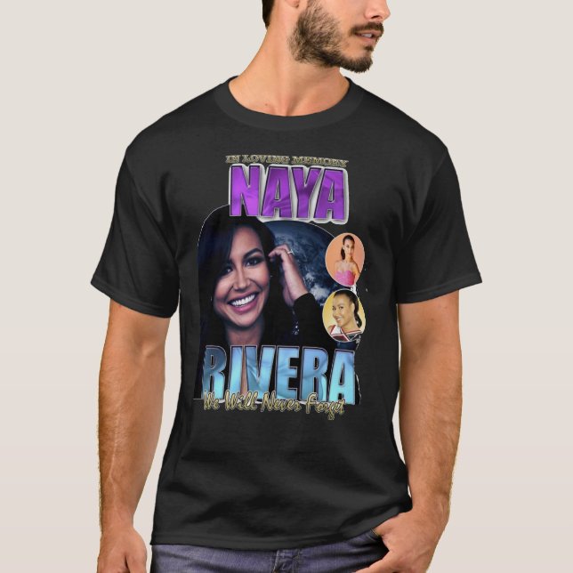 T-shirt Naya Rivera Repose en paix RIP cadeau commémoratif (Devant)