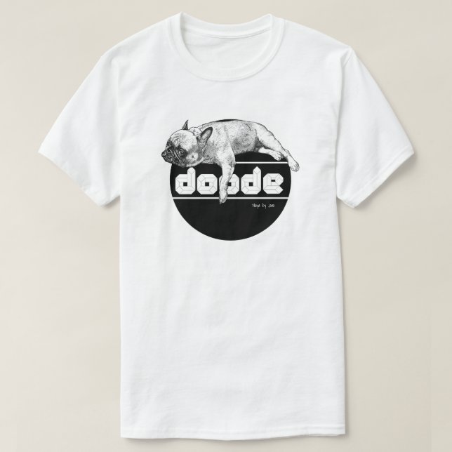 T-shirt Naya The Frenchie for The Doode (Design devant)