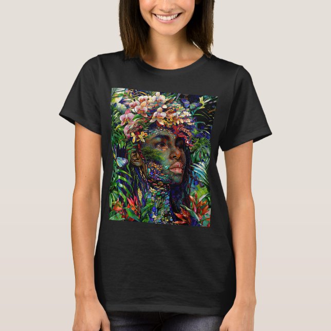 T-shirt "Nayari" - Mirage De La Jungle - Femmes En Amazoni (Devant)