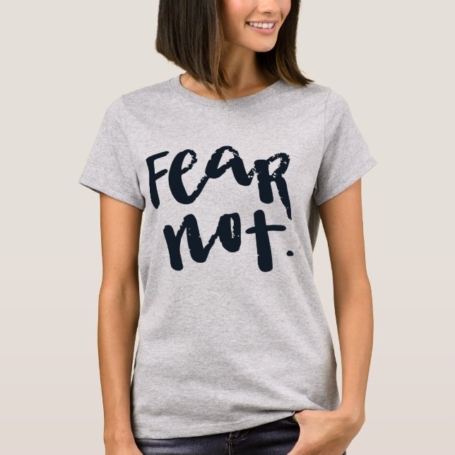 T-shirt N'ayez pas peur (Devant)