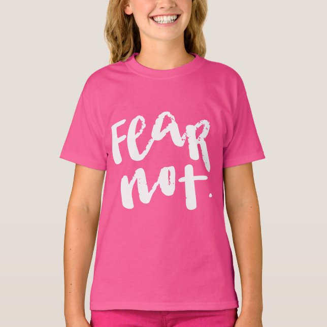T-shirt N'ayez pas peur (Devant)