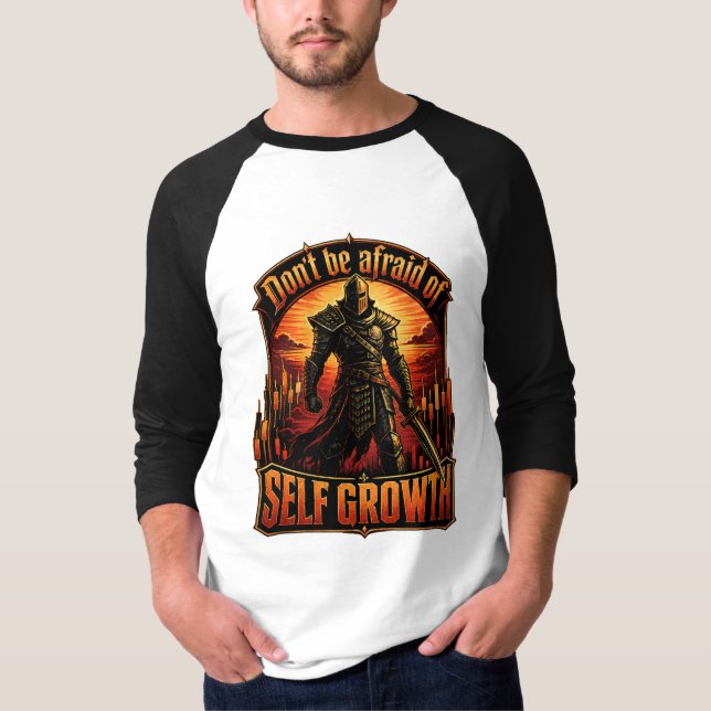 T-shirt N'ayez pas Peur de la Croissance de l'Esprit de Ch (Devant)