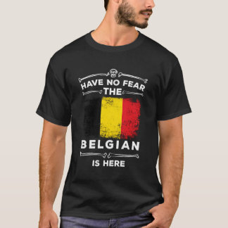 T-shirt N'Ayez Pas Peur Que Le Belge Est Ici Halloween Bel