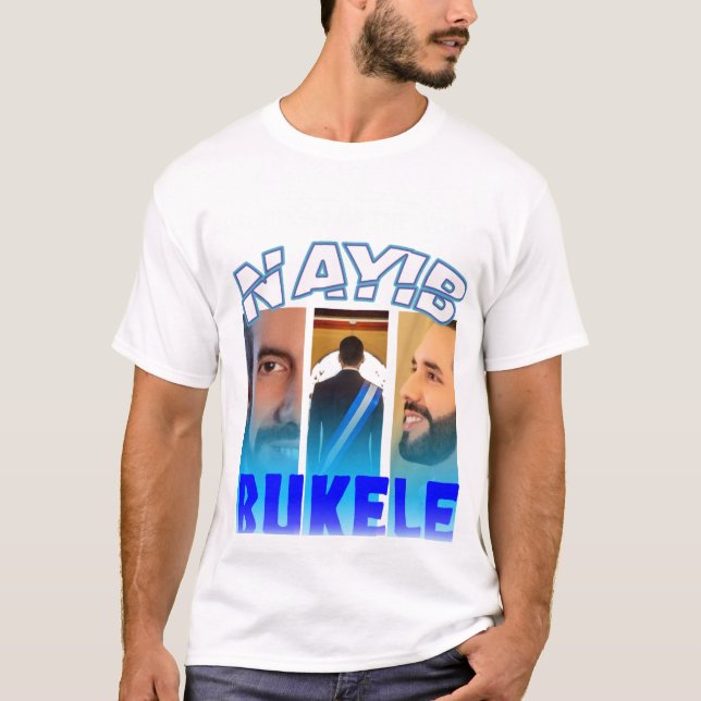 T-shirt Nayib Bukele Presidente – Diseño Patriótico Salvad (Devant)
