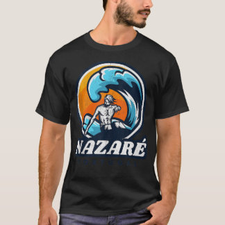 T-shirt Nazare Portugal Concours de surf Surf Vintage S