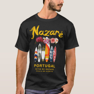 T-shirt Nazare Portugal Praia do Norte Surf