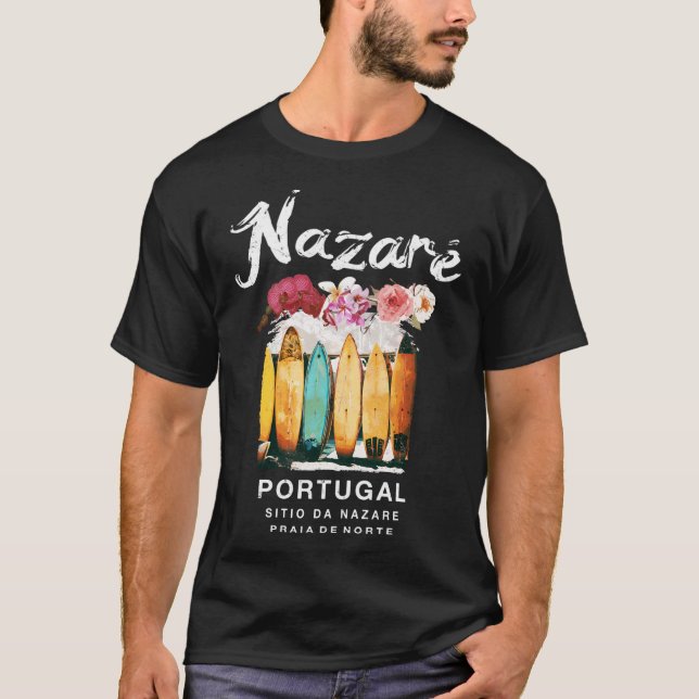 T-shirt Nazare Portugal Surf (Devant)