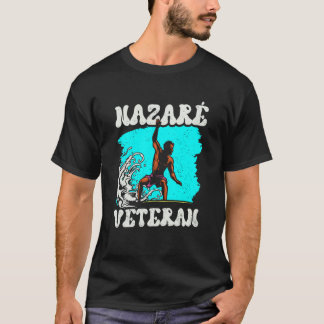 T-shirt Nazaré Veteran Wave Surfing Surfer Surf