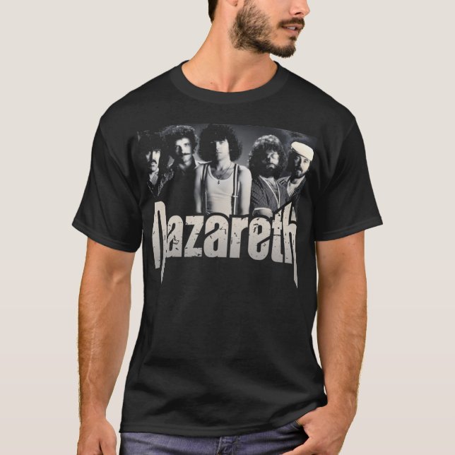 T-shirt Nazareth Band Rock Music Scotland Hard Love Hearts (Devant)