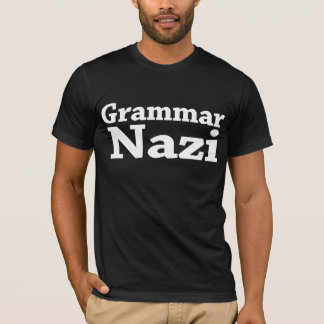 T-shirt Nazi de grammaire