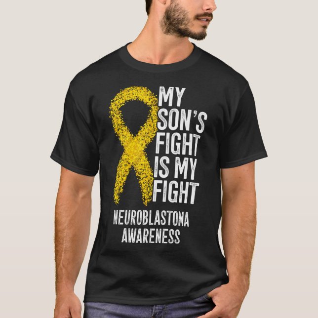 T-shirt NB Le combat de mon fils est mon combat Neuroblast (Devant)