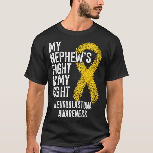 T-shirt NB Mon Nephew lutte est mon combat Neuroblastoma A (Devant)