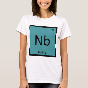 T-shirt Nb - Nabis Art Chimie Symbole du tableau périodiqu