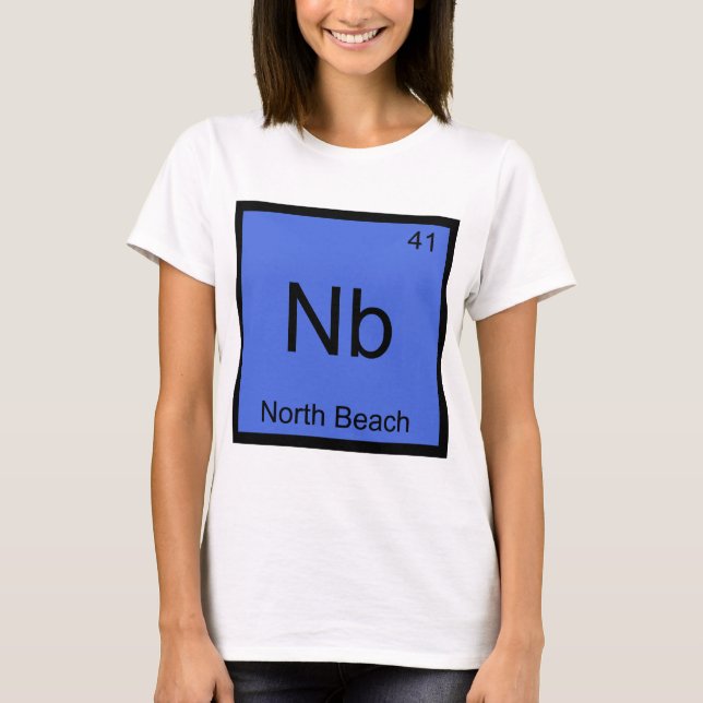 T-shirt Nb - North Beach Drôle de symbole d'élément de chi (Devant)