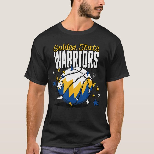 T-shirt NBA Golden State Warriors Basketball Stars boy (Devant)