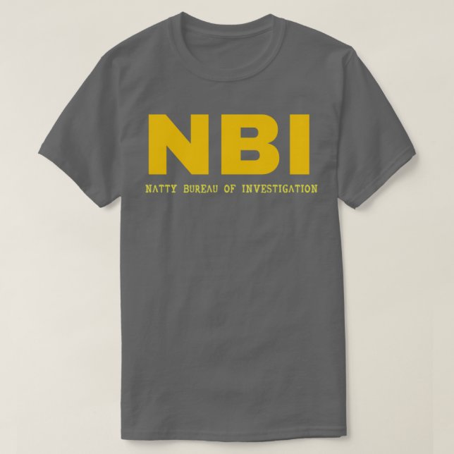 T-shirt NBI Natty Bureau d'enquête (Design devant)