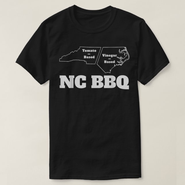 T-shirt NC BBQ North Carolina Barbecue Pit Master Boss (Design devant)