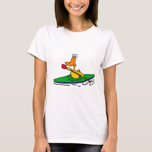T-shirt NC canard Kayaking drôle (Devant)