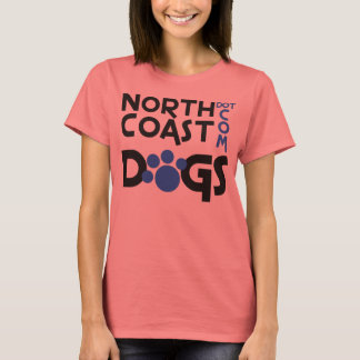 T-shirt NCD Big Logo - Ringer bleu femme