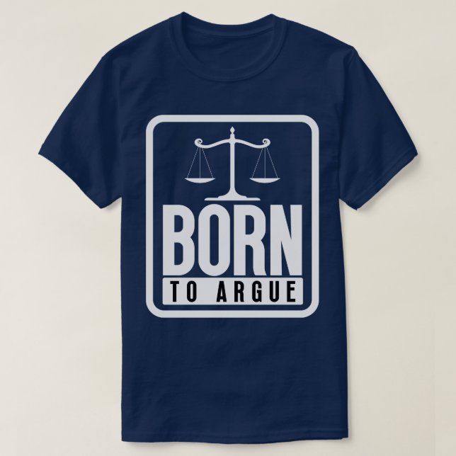 T-shirt Né à Argue 7 (Design devant)