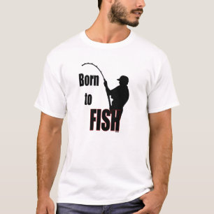 T-shirt Né à Fish