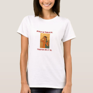 T-shirt Né à Karachi, taché par l'été