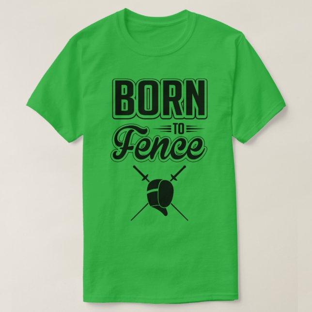 T-shirt Né à la clôture (Design devant)