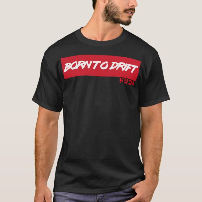T-shirt Né à la dérive (Devant)
