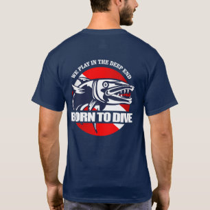 T-shirt Né à la plongée (Barracuda)