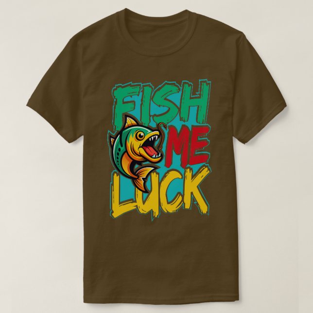 T-shirt Né À Poisson Bon Dire (Design devant)