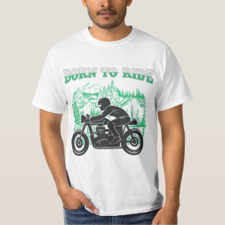 T-shirt Né À Ride