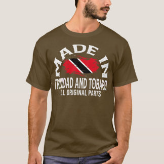 T-shirt Né à Trinité-et-Tobago
