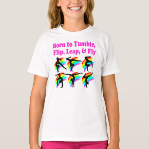 T-SHIRT NÉ À TUMBLE GYMNASTICS DESIGN