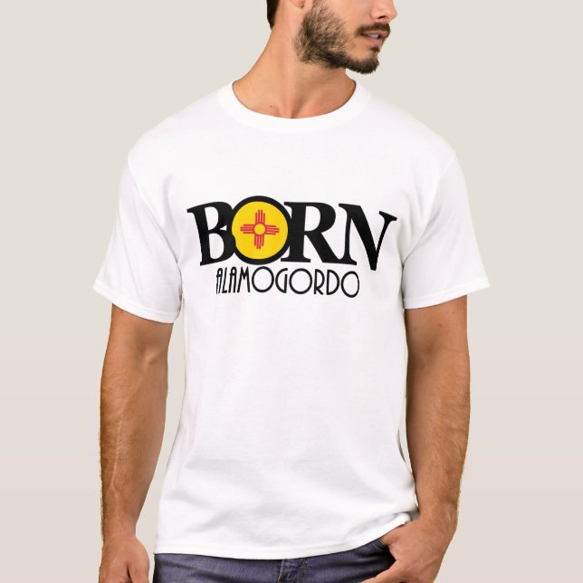 T-shirt NÉ Alamogordo (impression avant) (Devant)