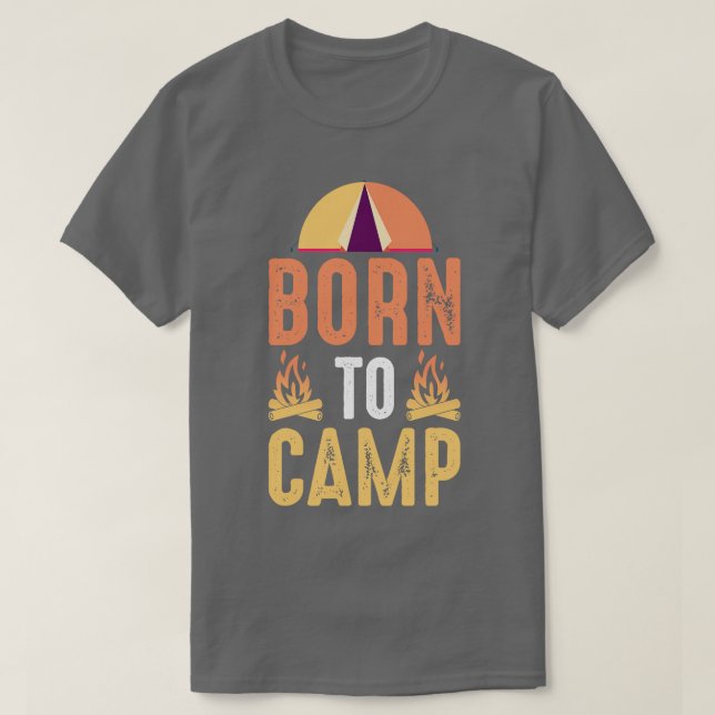 T-shirt Né Au Camp (Design devant)