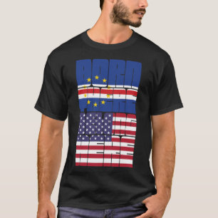 T-shirt Né au Cap-Vert, Appartient à l'Amérique