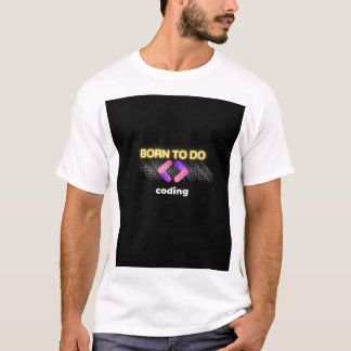 T-shirt Né au code - Passion pour la programmation