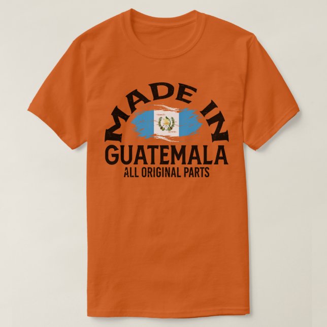 T-shirt Né au Guatemala (Design devant)