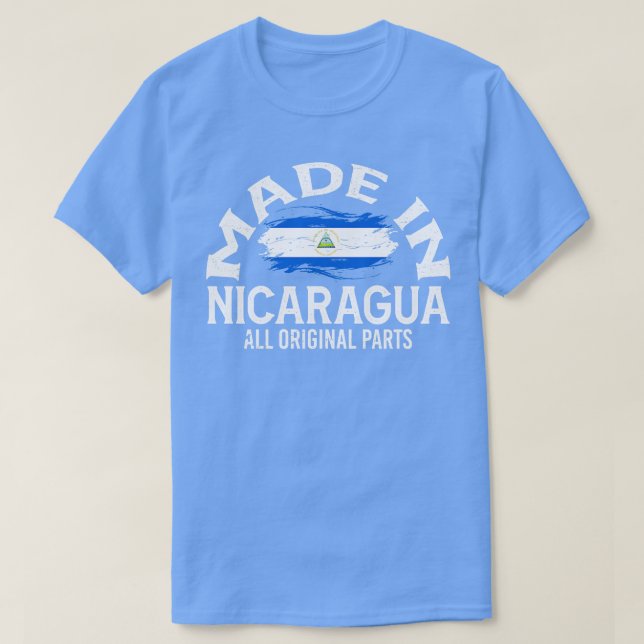 T-shirt Né au Nicaragua (Design devant)