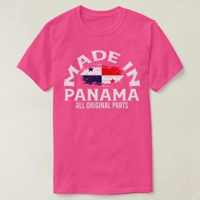 T-shirt Né au Panama (Design devant)