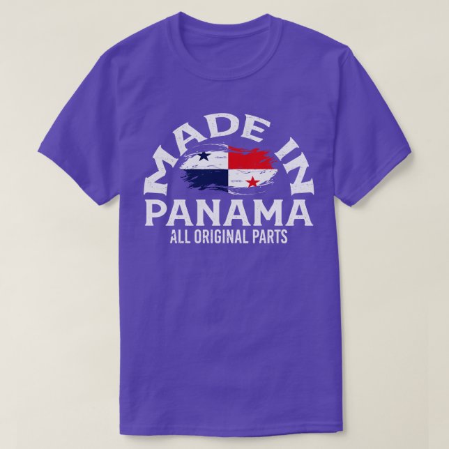 T-shirt Né au Panama (Design devant)