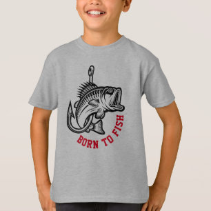 T-shirt Né au poisson