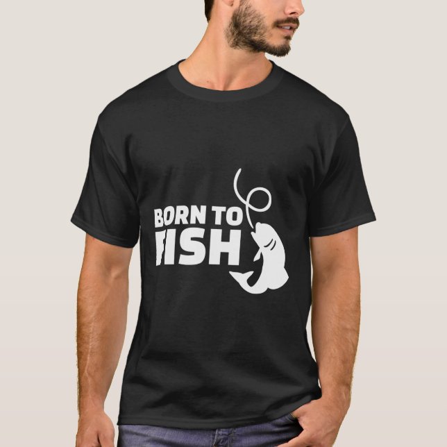 T-shirt Né au poisson (Devant)