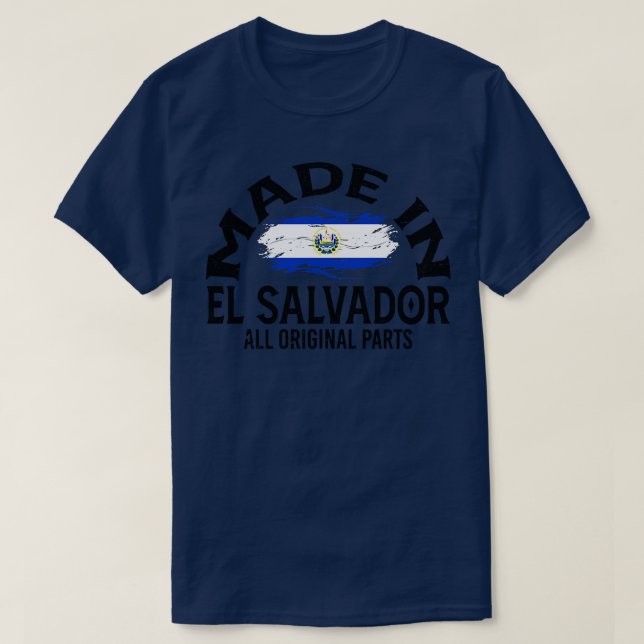 T-shirt Né au Salvador (Design devant)