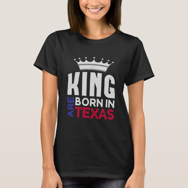 T-shirt Né au texas (Devant)