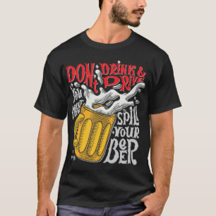 T-shirt Ne buvez pas de bière et conduisez